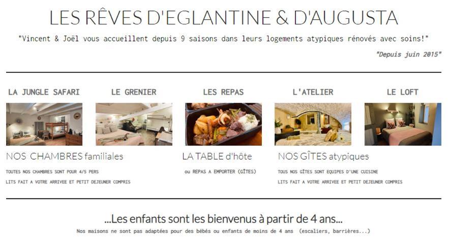 Les Reves D'Eglantine Et D'Augusta Chambres Et Gites Saint-Cyr  Dış mekan fotoğraf
